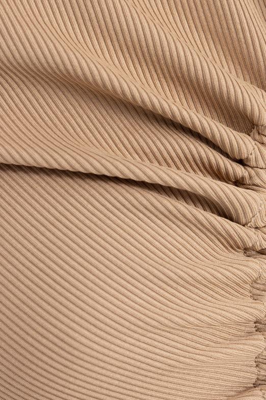 Bayan Camel Metal Aksesuar Crop Top - BSL