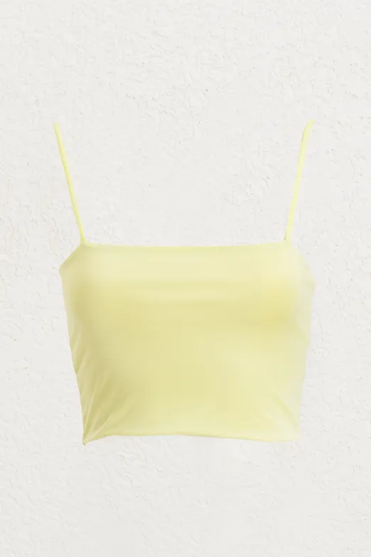 Bayan Yeşil Straplez Askılı Body - BSL