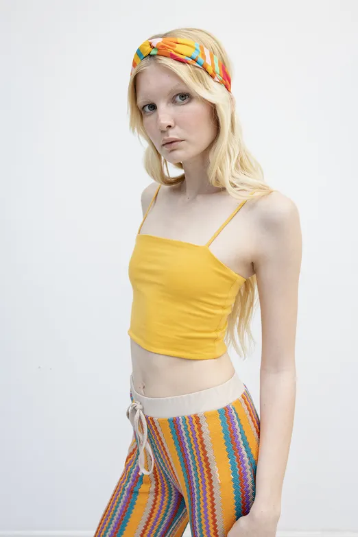 Bayan Oranj Straplez Askılı Body - BSL