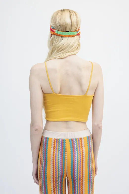 Bayan Oranj Straplez Askılı Body - BSL