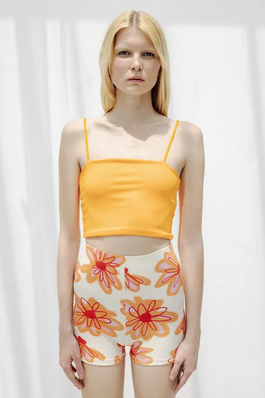 Bayan Sarı Straplez Askılı Body - BSL