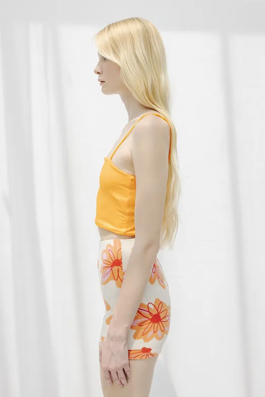 Bayan Sarı Straplez Askılı Body - BSL