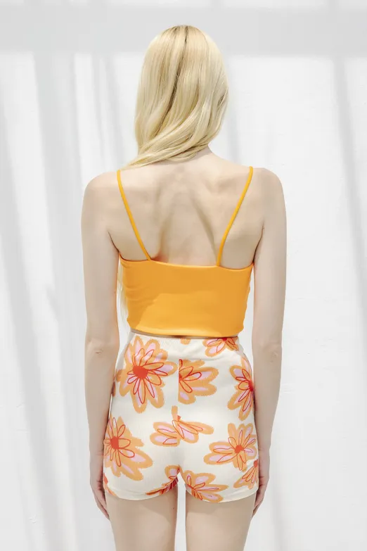 Bayan Sarı Straplez Askılı Body - BSL