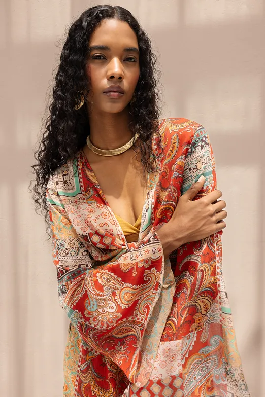 Bayan Multı İspanyol Kollu Bağlamalı Bluz - BSL